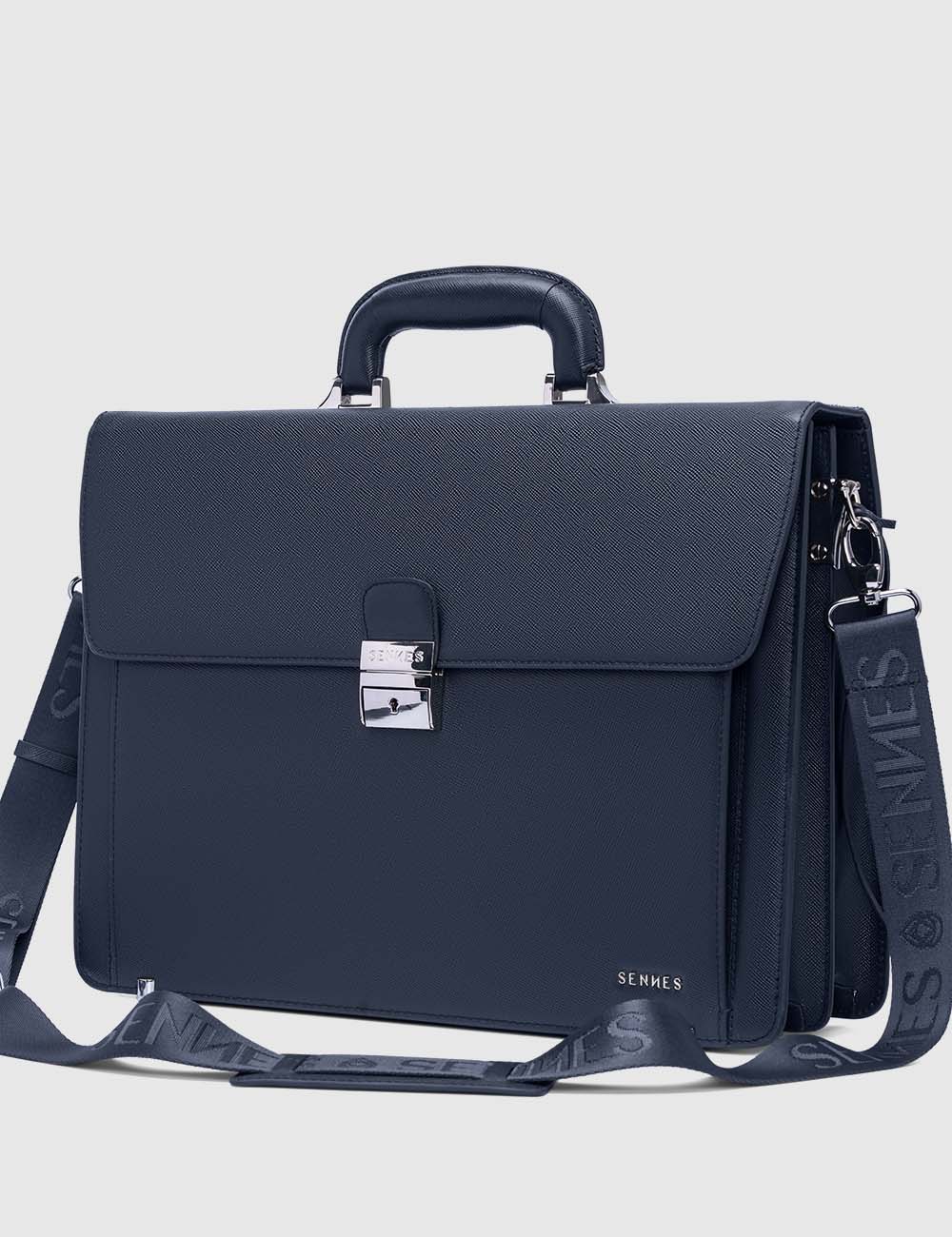 Eterno Laptop Bag, Navy, large, image 2