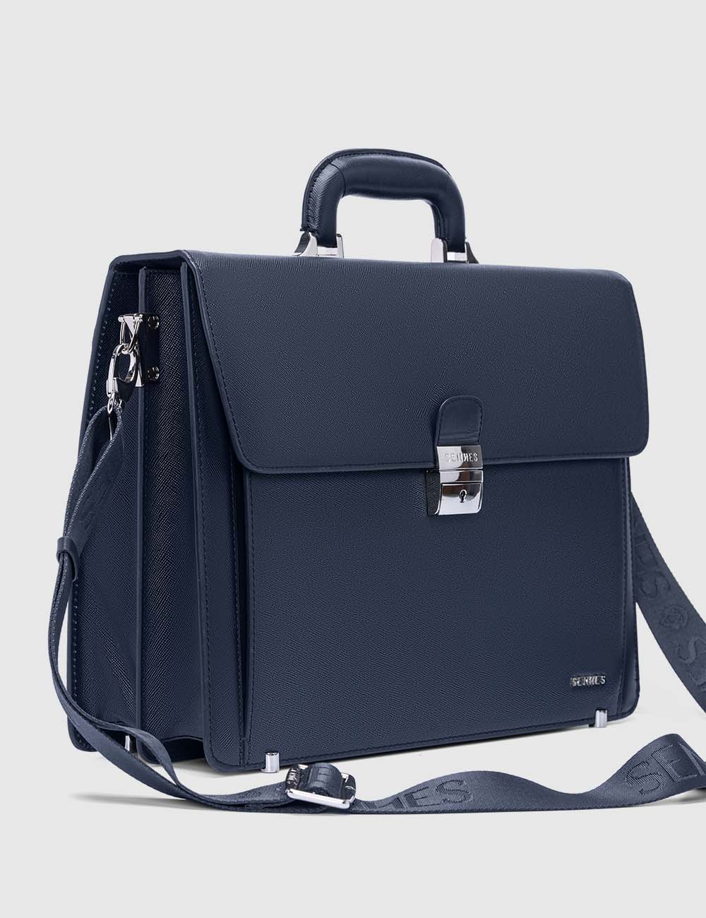 Eterno Laptop Bag, Navy, large, image 4