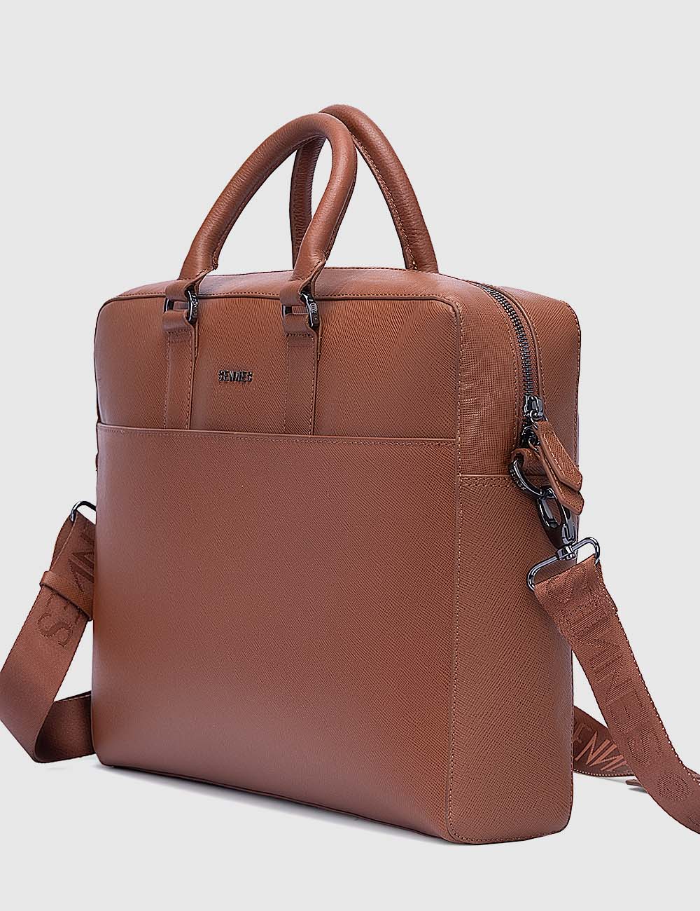 Magnifico Laptop Bag, Cognac, large, image 2
