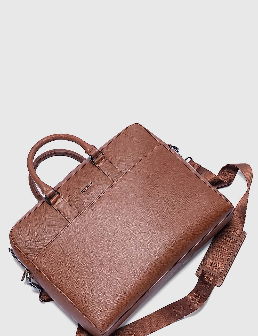 Magnifico Laptop Bag, Cognac, large, image 8
