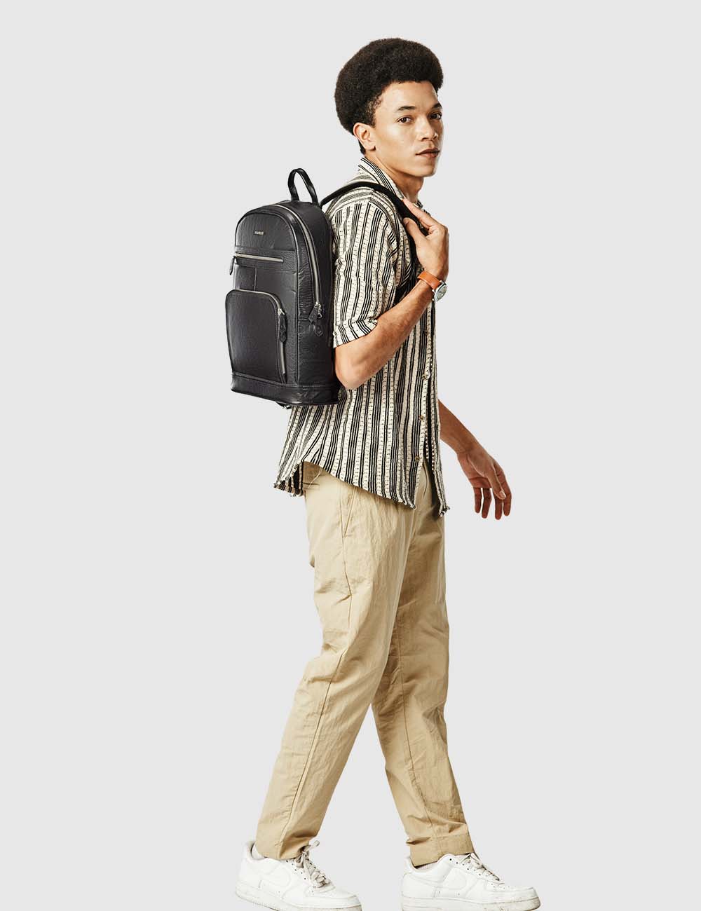 Vigoroso Backpack, Black, large, image 3