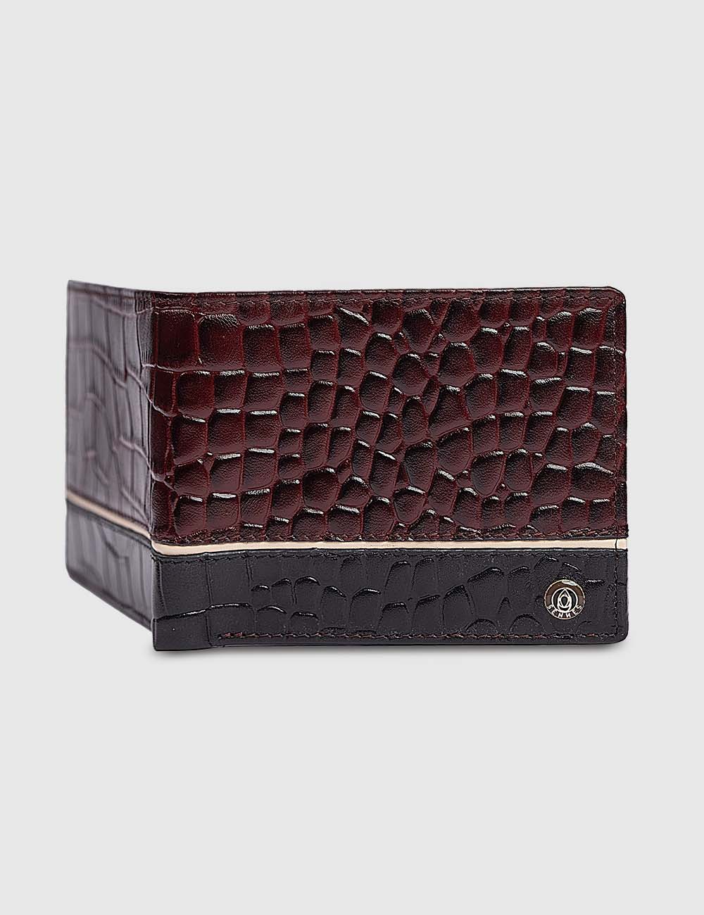 Men's Wallet, Burgundy, large, image 1