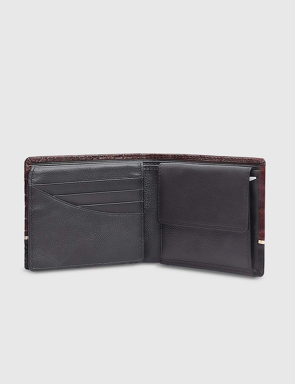 Men's Wallet, Burgundy, large, image 3