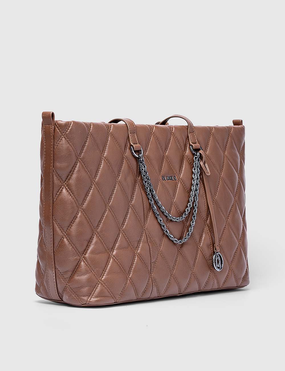 Grazia Tote Bag, Cognac, large, image 4