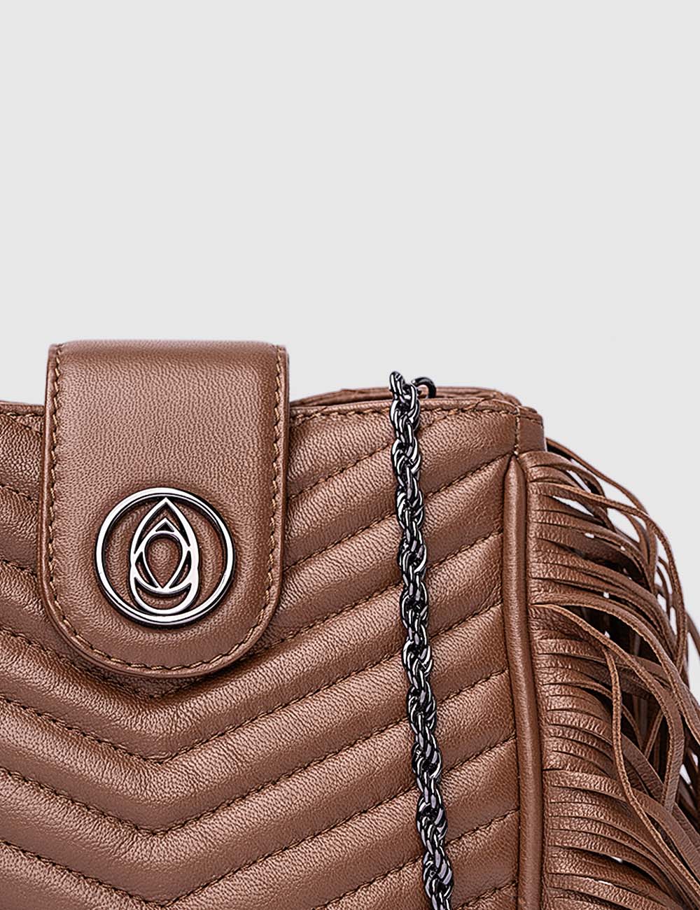 Diva Crossbody Bag, Cognac, large, image 7