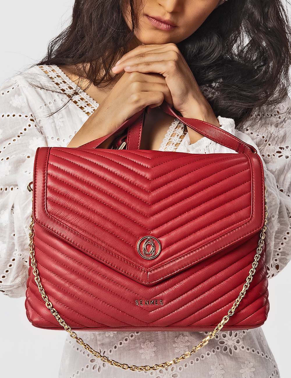 Dolce Sling Bag, Red, large, image 5