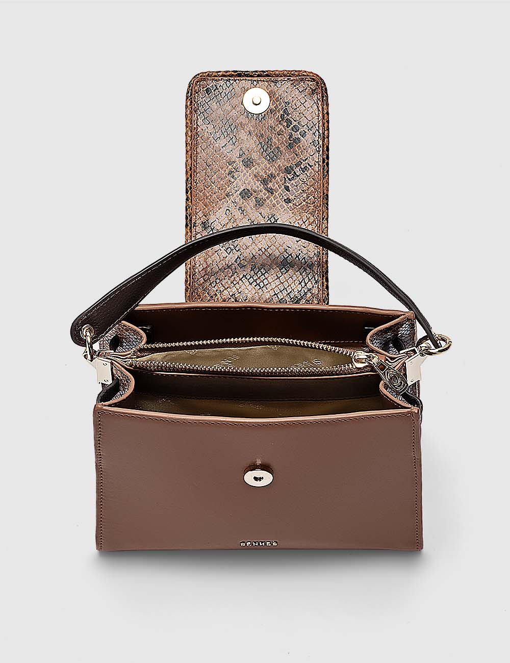 Charisma Handbag, Cognac, large, image 8