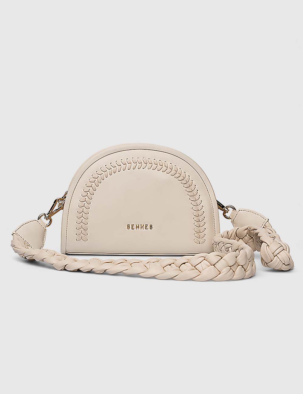Bella Crossbody Bag, Ivory, large, image 1