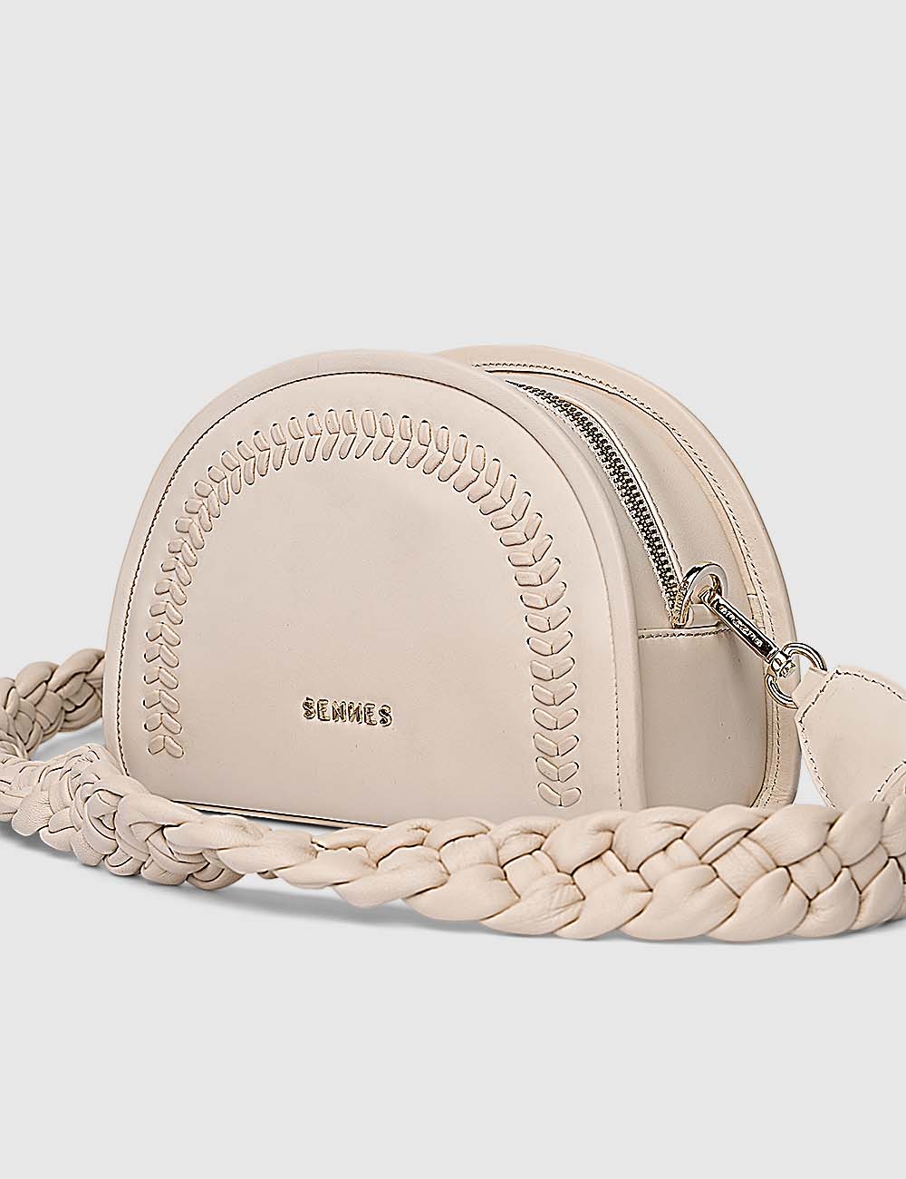 Bella Crossbody Bag, Ivory, large, image 4