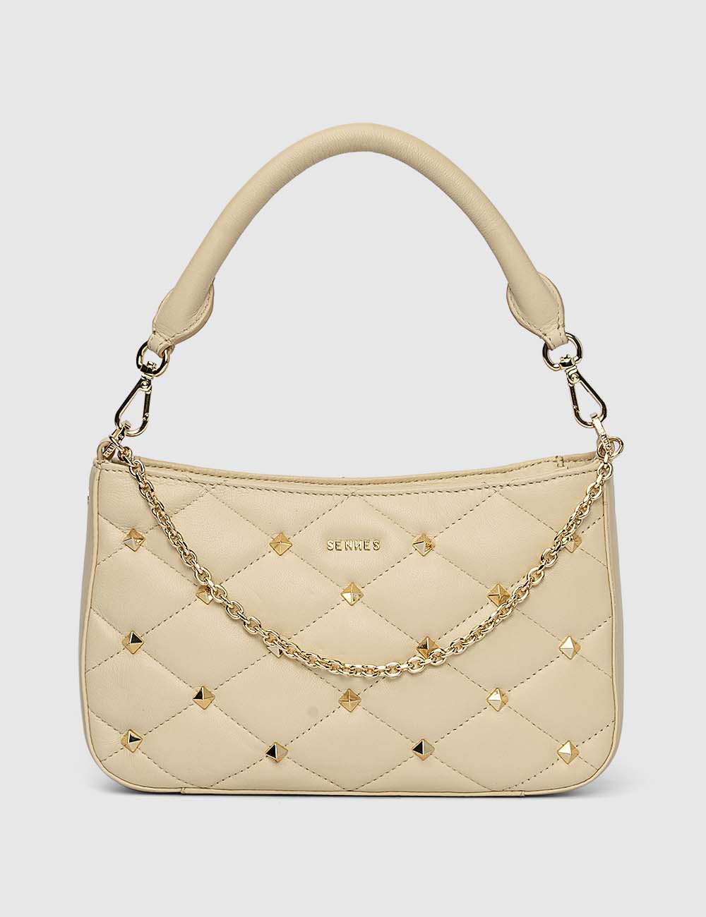 Amore Shoulder Bag, Ivory, large, image 1