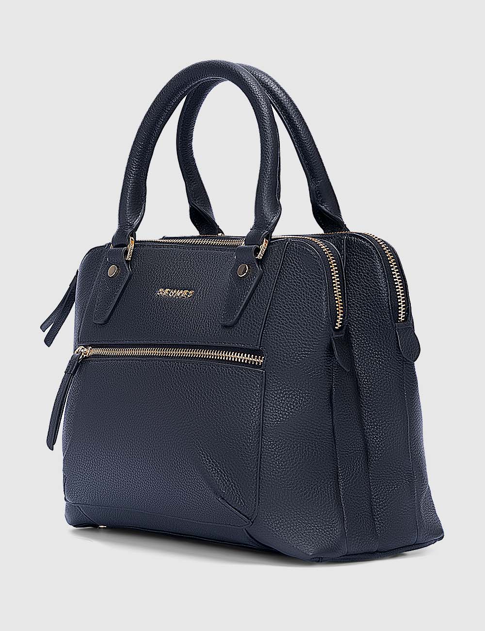 Opera Handbag, Etrograiny Black, large, image 2