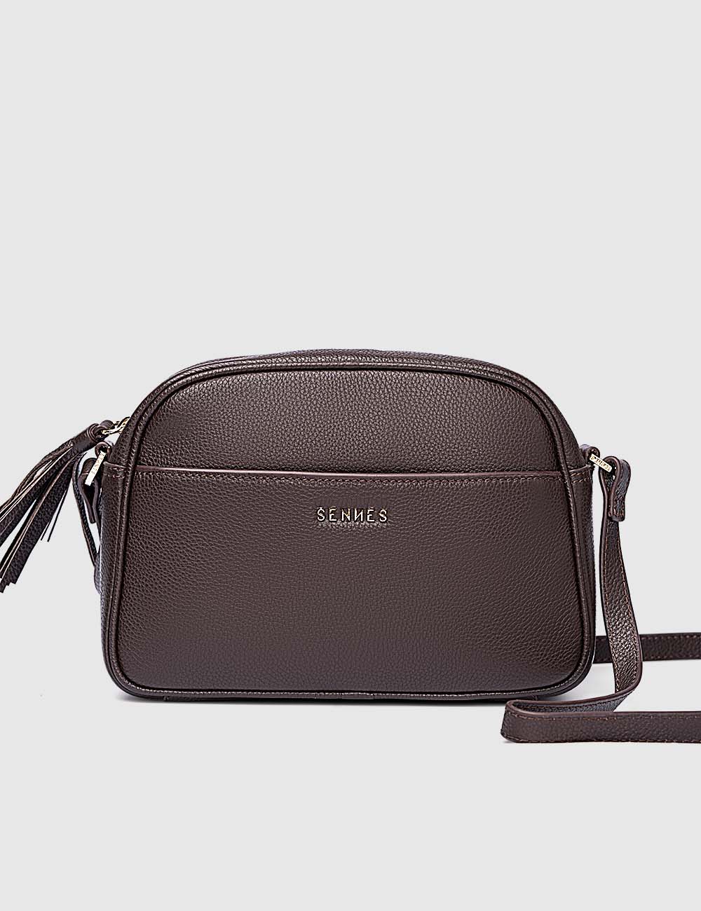 Fortuna Crossbody Bag, Dark Brown, large, image 2