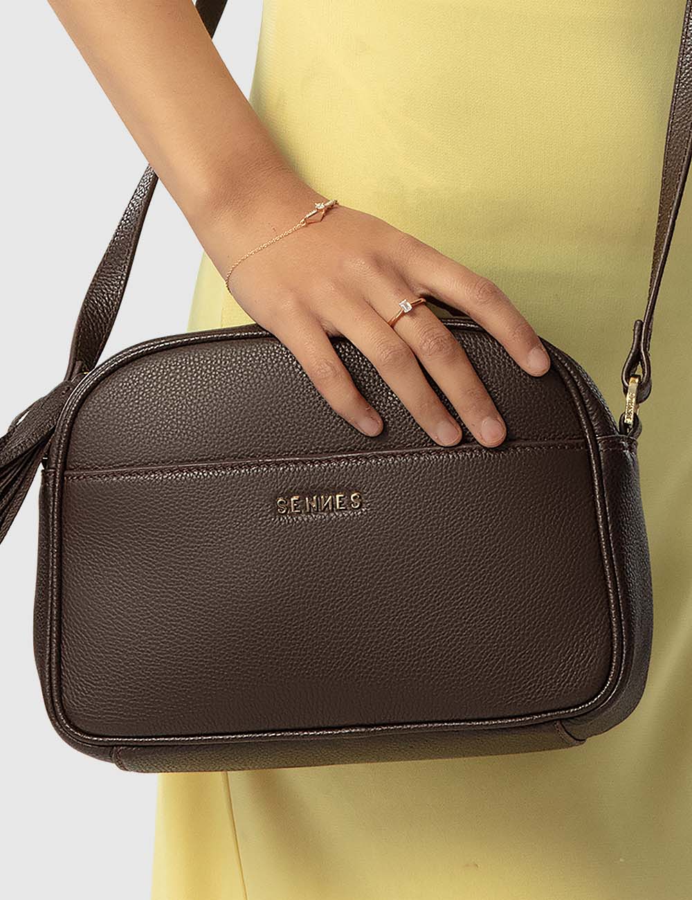 Fortuna Crossbody Bag, Dark Brown, large, image 5