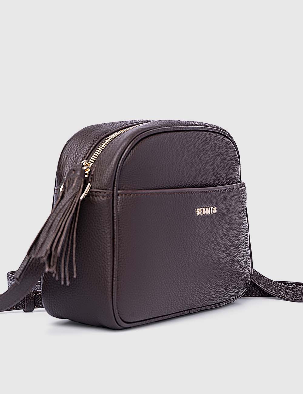 Fortuna Crossbody Bag, Dark Brown, large, image 6