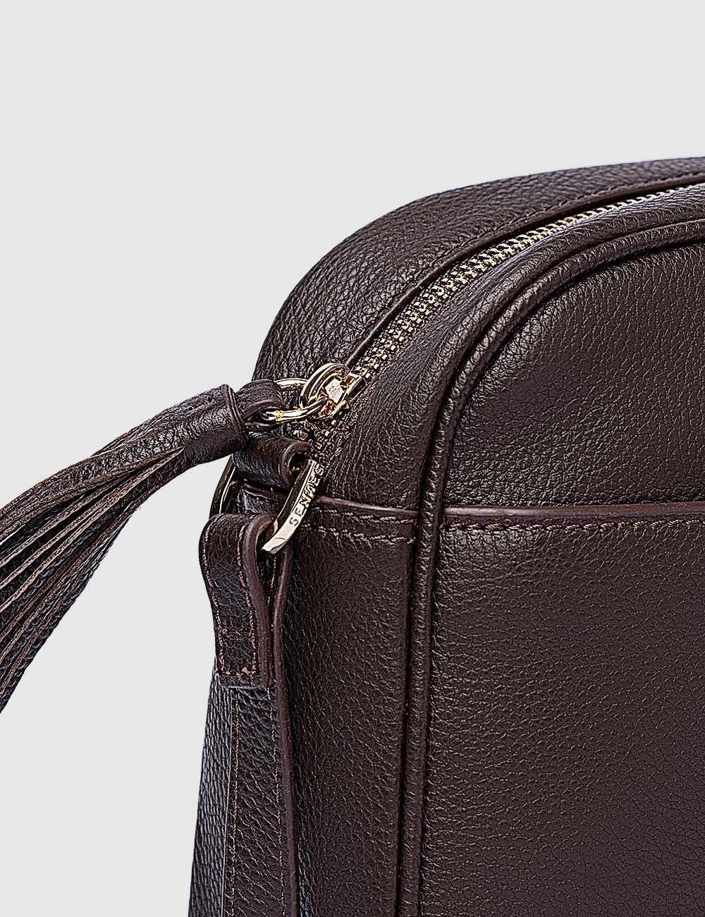 Fortuna Crossbody Bag, Dark Brown, large, image 8