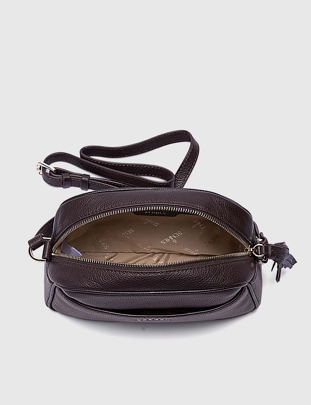 Fortuna Crossbody Bag, Dark Brown, large, image 9