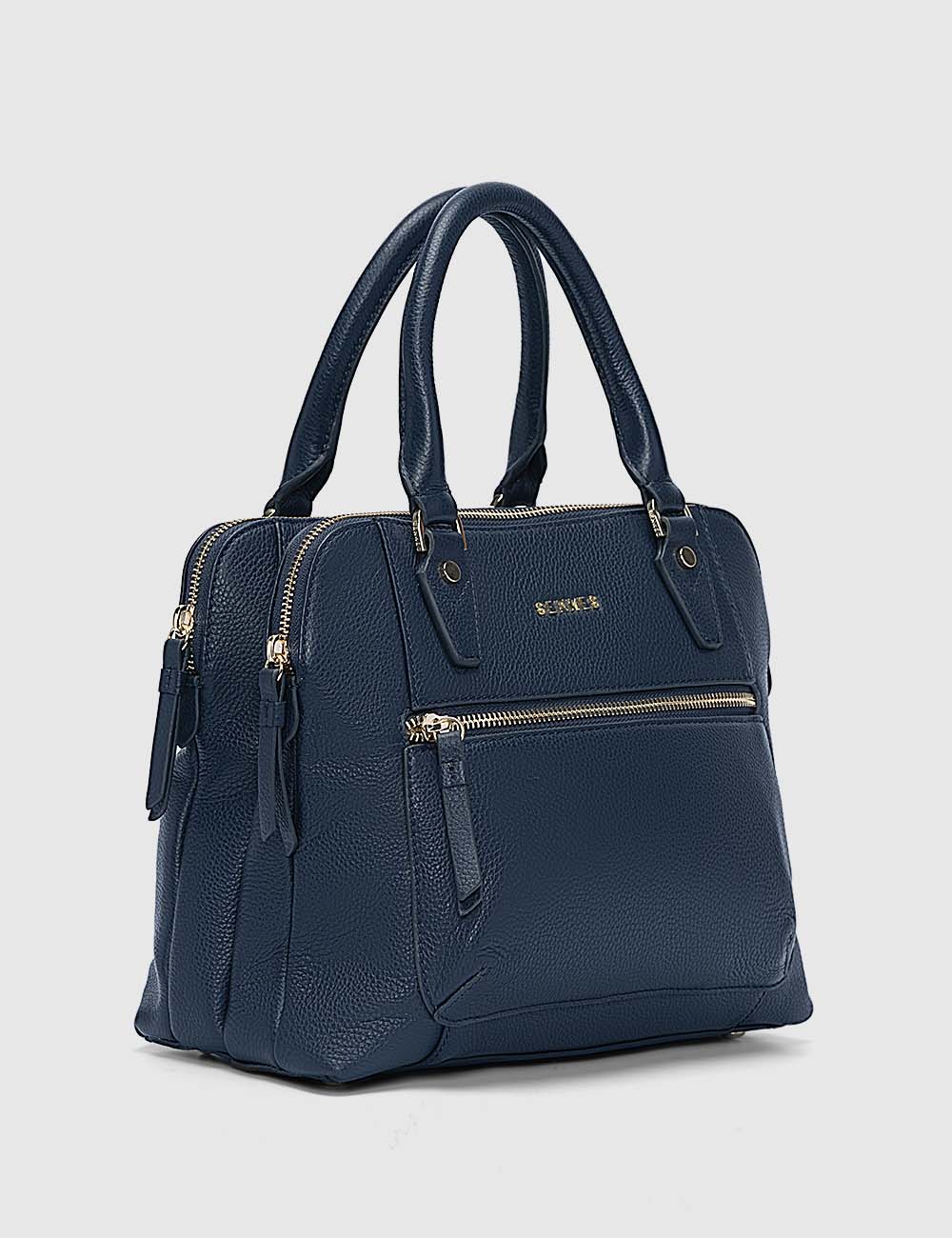 Opera Handbag, Navy, large, image 2