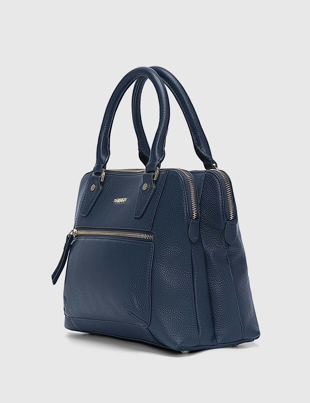 Opera Handbag, Navy, large, image 6