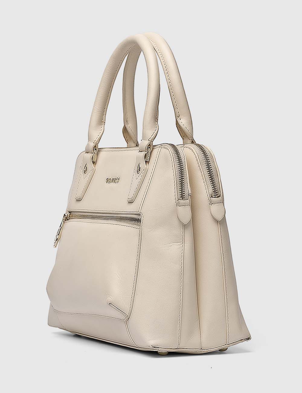 Opera Handbag, Ivory, large, image 4