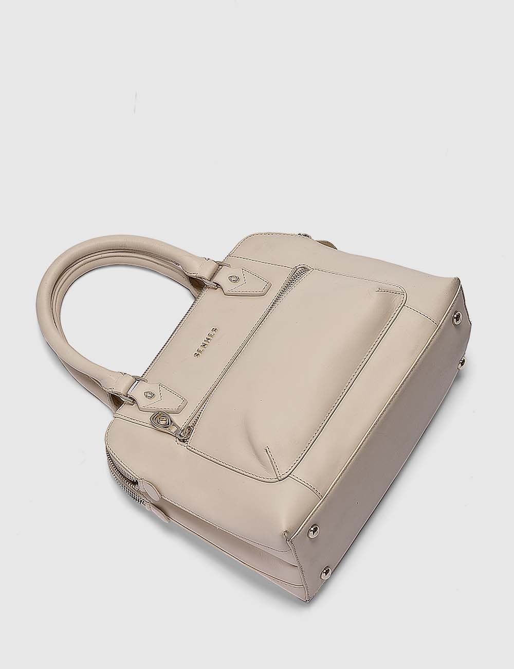 Opera Handbag, Ivory, large, image 7