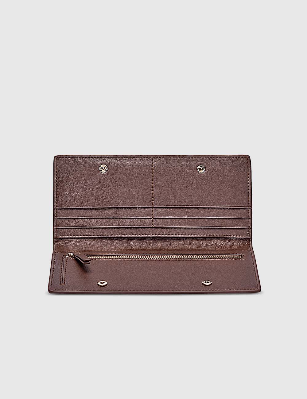 Women's Wallet, Cognac, large, image 3